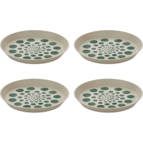 Teller 4er-Set MONSTERA, Ø 20,5 cm, nature desert, KOZIOL (1/5)