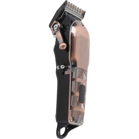 Tondeuse à barbe électrique pour hommes, 4 vitesses de coupe, tête de coupe réglable, écran numérique, kit de rasage et de soin, tondeuse de barbier, bronze rouge (1/5)