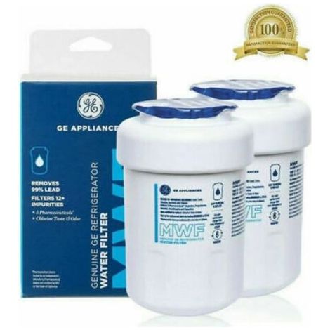 Pièces détachées pour réfrigérateur Lot de 2 Filtre à eau pour réfrigérateur GE MWF (1/4)