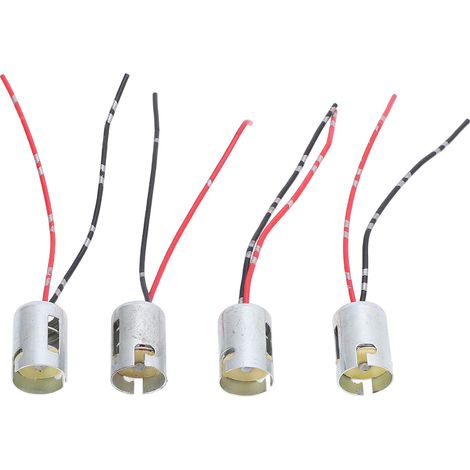 4 douilles ampoule LED étanches – Adaptateur ampoule voiture création clignotant frein 1156, éclairage (1/5)