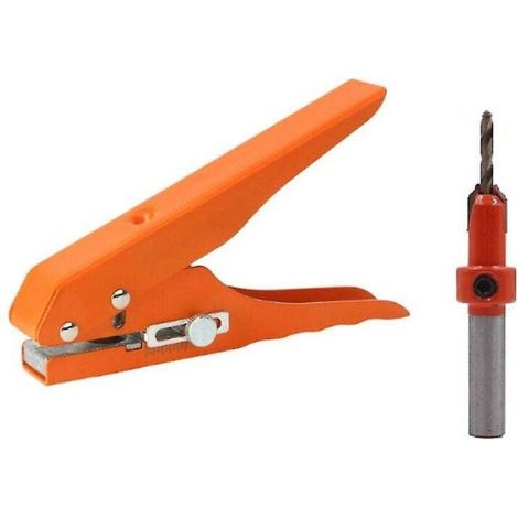 – Edge punch, punching tool, cover clamp, 3x8mm countersink drill bits, screw hole (1/5)