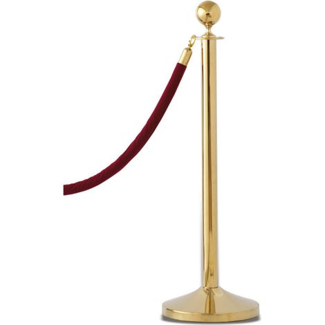 Poteau d'Accueil en Inox Doré 100 cm - Pujadas