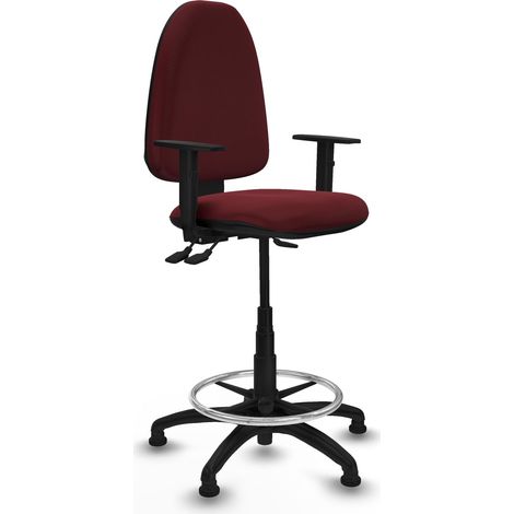 Piqueras y Crespo B1D01RT Silla de Oficina Granate (1/3)