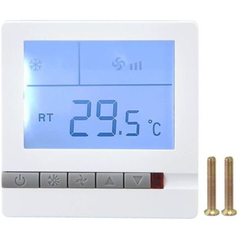 Contrôleur de climatiseur multifonction du thermostat intelligent avec fonction de ventilation AC220V pour Hotel Restaurant Hall (1/4)