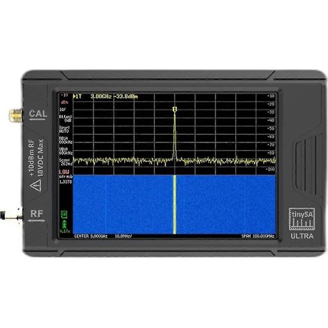 Nouvel analyseur de spectre portable et compact, générateur de signaux RF 100 kHz-5,3 GHz avec écran 4 pouces et batterie incluse. (1/5)