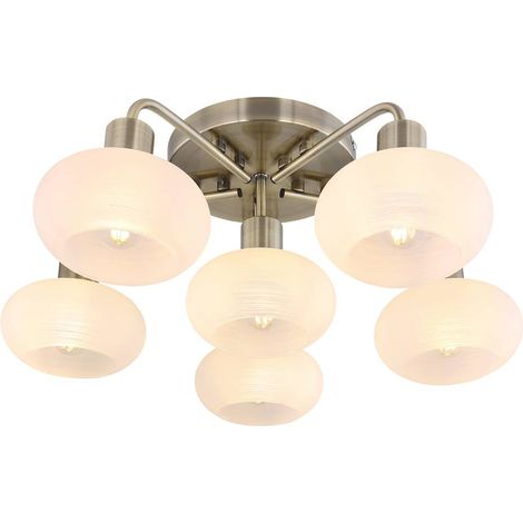 Plafoniera Rabalux Sorina 6xE14 ottone antico 48,5cm (1/3)