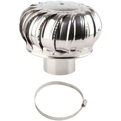 FENOPLASTICAVentilateur de Toit Éolien - Aération pour Grenier/Cuisine - Acier Inoxydable Durable (1/5)