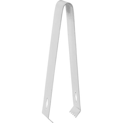 Lot de 2 pinces à cocktail en acier inoxydable épaissi, forme losange, pour glaçons et sucre, effet miroir, usage bar