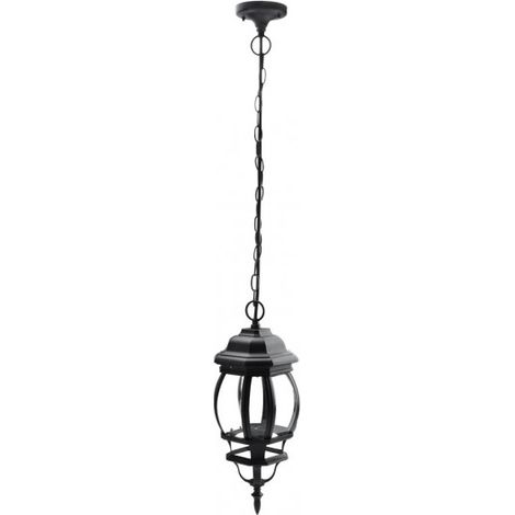 FAB 149591009 Suspension Extérieure Aluminium Caelum 1xe27 Noir Regx16x16 Cm Ip44