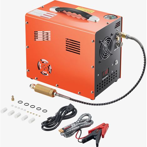 Mophorn 4500PSI PCP-Luftkompressor, 30 MPa mit eingebautem Konverter und Kühlventilator, Auto-Stopp-DC12V/AC230V tragbarer Kompressor