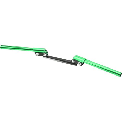 Universal 22mm Motorcycle Handlebar, Silver, OE 12345 (GREEN) (1/5)