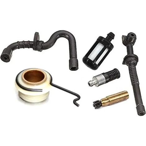 Ölpumpe und Öl-/Kraftstofffilter kompatibel mit Stihl Kettensägen 017, 018, MS180 und MS170.