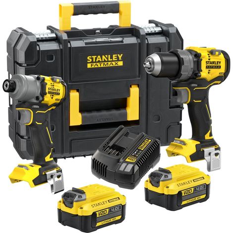 Stanley SFMCK211M2T-QW Kit perceuse et tournevis noir
