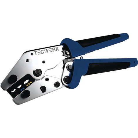 Tenazas de crimpar L.235mm 0,5-6 (AWG 20...10)mm² TECWERK (1/2)