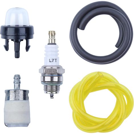 Kit de tune-up filtre à air 455 pour Husqvarna 455 Rancher 450 455E 460 461 Tronçonneuse avec filtre à carburant, bougie d'allumage, pompe d'amorçage, ligne de carburant, FIX215211225 (1/5)