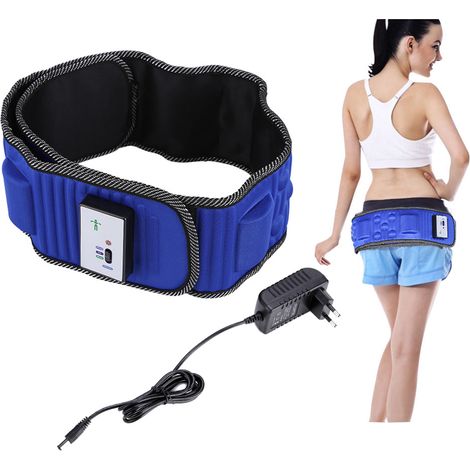 Appareil de massage vibrant électrique à 5 moteurs, ceinture amincissante pour brûler les graisses et perdre du poids, vibrations, UE 100-240 V (1/5)