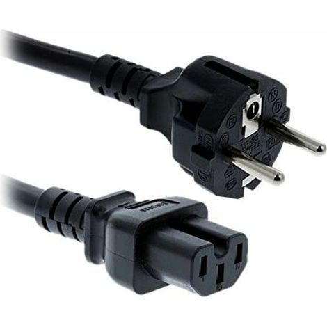 Cisco CAB-TA-EU= CEE7/7 Schuko C15 coupler Schwarz Stromkabel