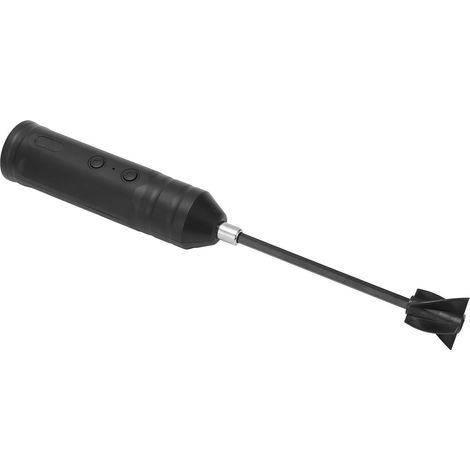 Mélangeur à résine époxy rechargeable, malaxeur électrique puissant à moteur lent, tige de mélange manuelle avec 4 tiges de rechange, noir (1/5)