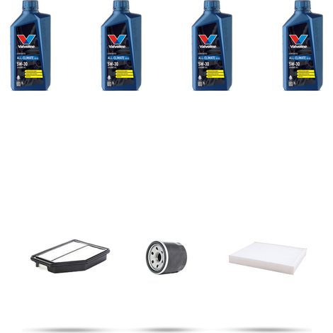 Kit tagliando 3 FILTRI e 4L OLIO compatibile con Kia Carens IV 2.0 MPI 112kw dal 2014 (1/5)