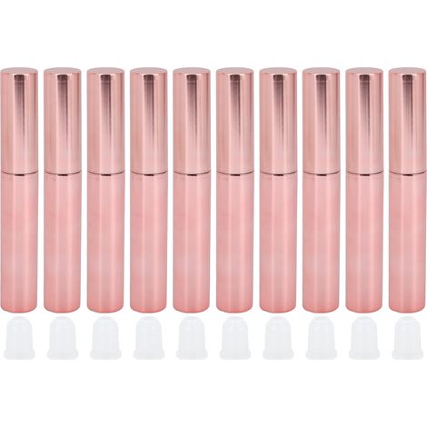 10 Flacons Vides 10ml pour Colle à Cils, Récipient Mascara Liquide avec Insert Caoutchouc (1/5)