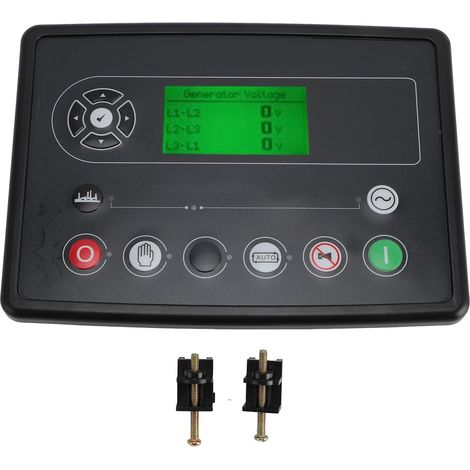 Module de commande pour groupe électrogène diesel avec fonction automate programmable (PLC), 8 à 35 V, 6110MKIII, panneau de commande électronique à démarrage automatique. (1/5)