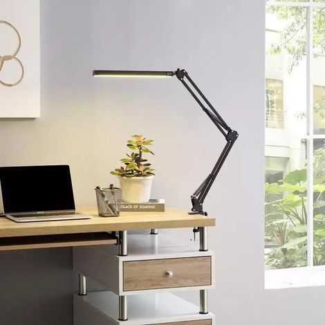 LAMPADA DA SCRIVANIA A LED PER DISEGNO, SCUOLA 12W + ADATTATORE USB 5V2A (1/5)