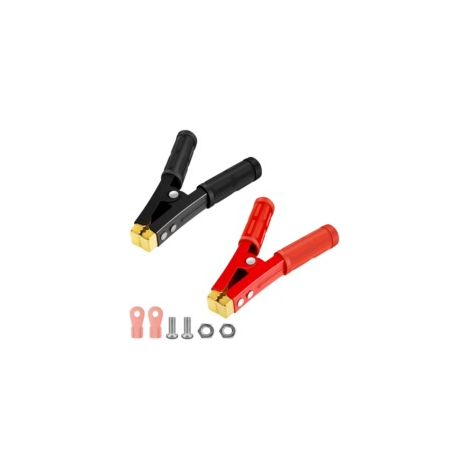 2 pcs 1000A Serre câbles de démarrage de Batterie,Pinces Crocodiles Robustes,câbles de démarrage Pince de suralimentation,Pinces de Chargeur de Batterie de Voiture,pour Voiture,Bateau