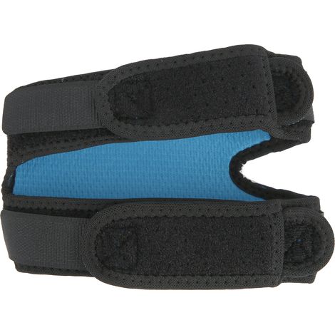 Genouillère réglable élastique de sport, support de compression antidérapant, sangle de protection ajustable. (1/5)