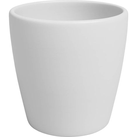 pot ceramique thalia diam. 14 cm - blanc (1/2)