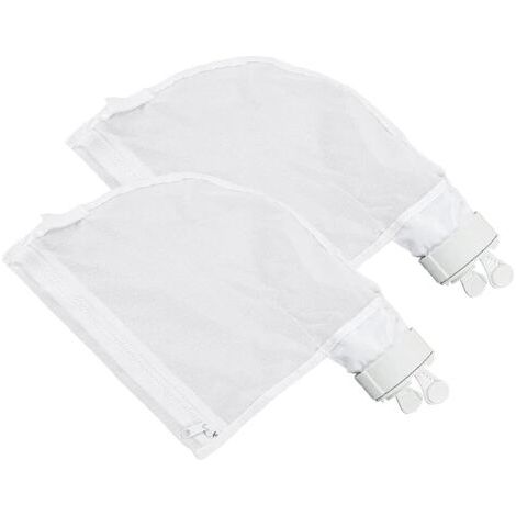 Sacs de Nettoyage de Piscine, Lot de 2 Sacs filtrants en Nylon avec Fermeture éclair avec Filtre de Rechange pour Nettoyeur de Piscine Polaris 280/480 (1/5)