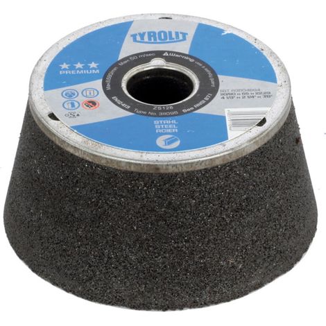 TYROLIT Topf-Schleifscheibe PREMIUM, Scheiben-ØxWandstärke: 110X20 mm