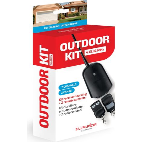 Superior OUTDOOR KIT - Kit universale per automazione frequenza 433.92 MHz