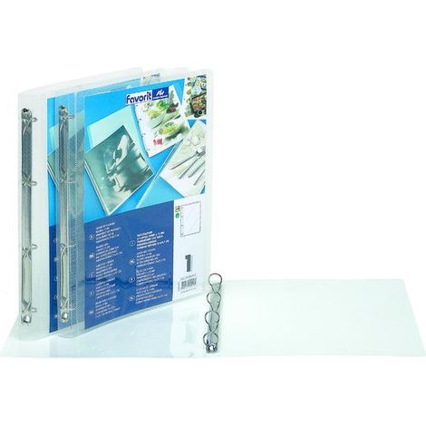 Favorit 400083623 classeur à anneaux A4 Transparent