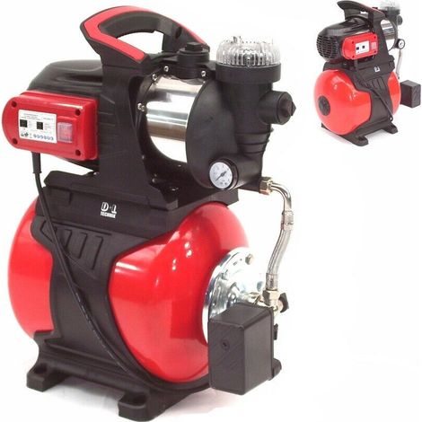 Hauswasserwerk 3600L m Vorfilter Gartenpumpe Wasserpumpe 44332 Pumpe Bewässerung (1/5)
