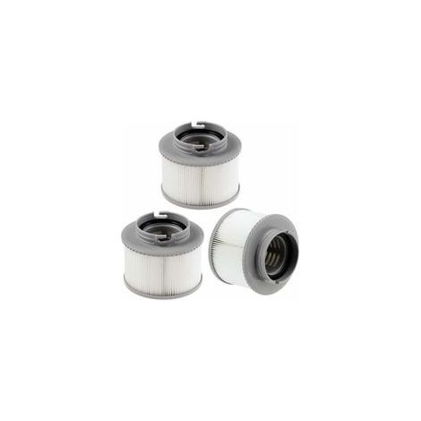 Filtro de 3 piezas para MSPA FD2089, cartucho de filtro MSPA, cartucho de filtro reutilizable Spa Lite para piscinas inflables MSPA de todos los modelos (1/4)