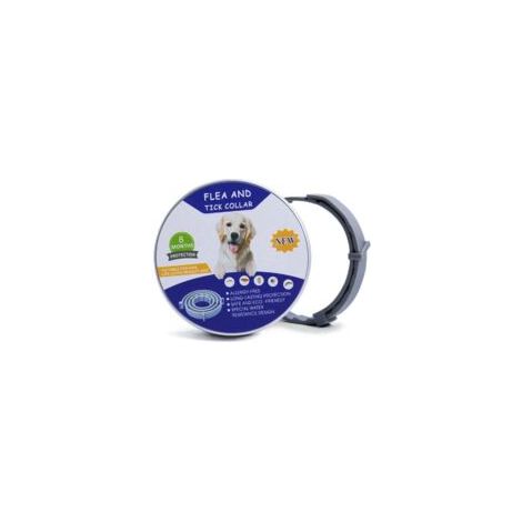 Collar ajustable antipulgas y garrapatas para perros – Resistente al agua – 8 meses de protección eficaz – Aceites esenciales naturales