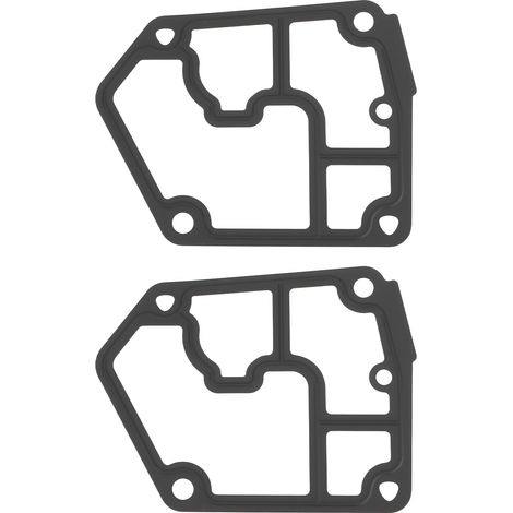 Lot de 2 Joints de Couvercle de Filtre à Huile Compatible avec T5 1.9 tdi 2003-2009 045115441 Métal Noir (1/5)