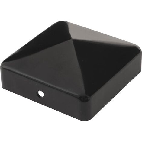 Pyramidenkappe für Holzpfosten - Schwarzes Finish - Cabochon 90 mm - SIMPSON - CABOCHON90PB (1/5)