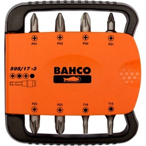 JUEGO PUNTAS ARD 17 PZAS CON ADAPTADOR 59S/17-3 - BAHCO