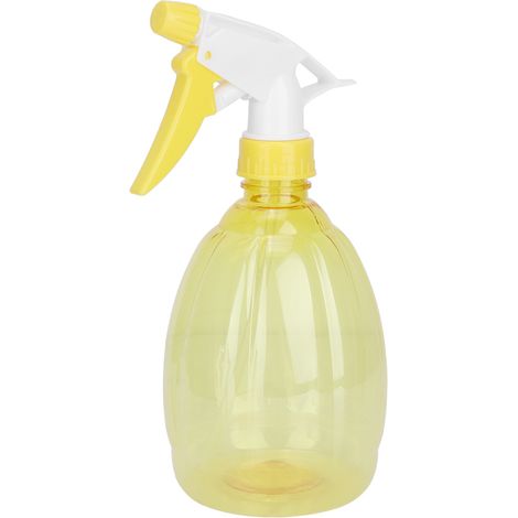 Pulvérisateur à main Vintage 500ml Buse réglable Brume fine Plastique PP Jaune Arrosage plantes Nettoyage (1/5)