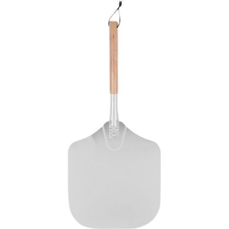 Eckige Pizzaschaufel, Pizzaschieber en aluminium avec Holzgriff (1/5)