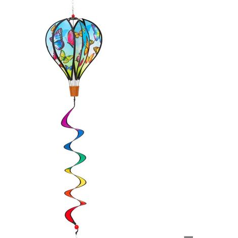 Elemento decorativo da giardino hq-invento mini butterfly 23x92 cm multicolore