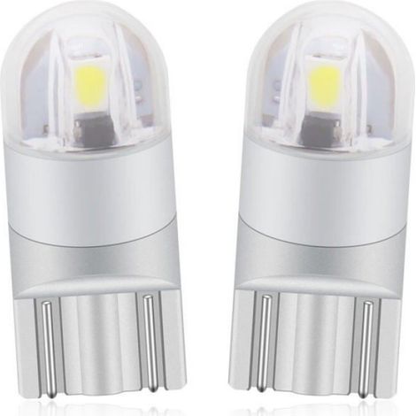 T10 W5W LED Feu de Position, 12V 6000K Blanc, Clignotant Voiture Moto, Garantie 1 An (1/4)