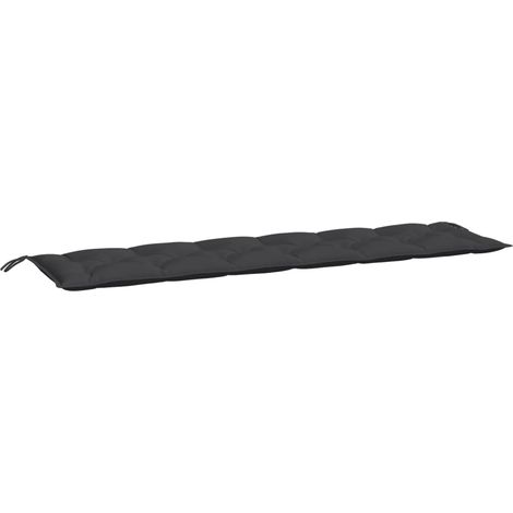 Maison Exclusive - Gartenbank-Auflage Schwarz 200x50x7 cm Oxford-