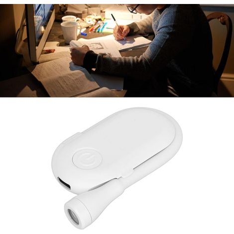 Mini Lampe à Pince, Rechargeable par USB, 3 Modes D'éclairage, de (1/5)