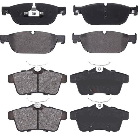 KIT PASTIGLIE FRENO ANTERIORI E POSTERIORI compatibile con PORSCHE 911 (991) / PASTIGLIE FRENANTI AUTO OEM P 65 041,P 65 031 / SOSTITUZIONE DIRETTA / BASSA POLVERE / SILENZIOSO