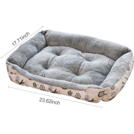 Coussin chauffant auto-chauffant pour chat et chien, doux et confortable, lavable, toutes saisons, pour chats et chiens d'intérieur.