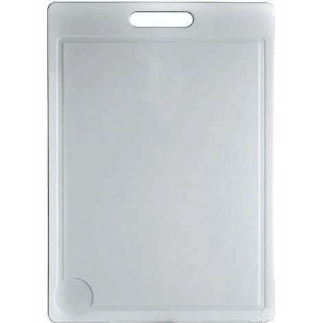 Tagliere in alluminio e plastica bianco 50 x 35 cm