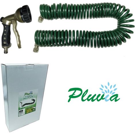 Tubo Pluvia Spirale 3/8 x 15 m con Pistola e Accessori X949-847Y7AG