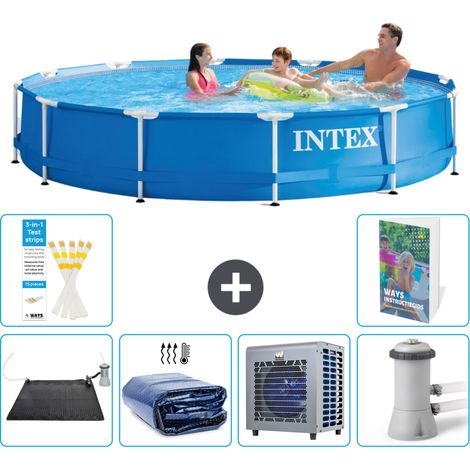 Intex Piscine Tubulaire Ronde - 366x76 cm - 7-pièces S42 (1/5)